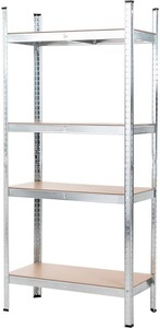 undefined, Schwerlastregal B80 mit 4 Tablaren Regal, Krafter Mehrzweckregal