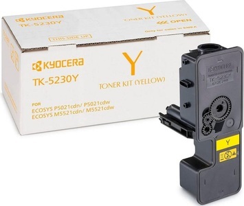 Kyocera, Kyocera Toner TK-5230Y 1T02R9ANL0 Original Gelb 2200 Seiten, Toner gelb TK-5230Y