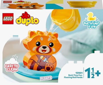 LEGO, 10964 DUPLO Badewannenspaß: Schwimmender Panda, Konstruktionsspielzeug, LEGO® Konstruktionsspielsteine »Badewannenspass: Schwimmender Panda (10964), LEGO® DUPLO«, (5 St.), Badewannenspielzeug