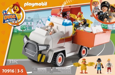 PLAYMOBIL, 70916 DUCK ON CALL - Notarzt Einsatzfahrzeug, Konstruktionsspielzeug, playmobil® Duck on Call - Notarzt Einsatzfahrzeug 70916