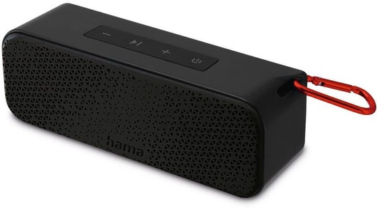 HAMA, Hama PowerBrick 2.0 Bluetooth® Lautsprecher AUX, Freisprechfunktion, inkl. Halterung, spritzwassergeschützt, tragbar, Hama Bluetooth®-Lautsprecher 