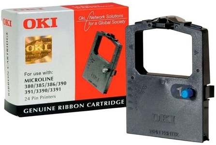 OKI, OKI Farbband 09002309 Original ML380 ML385 ML390 ML391 ML3390 ML3391 Passend für Geräte des Herstellers: OKI Schwarz 1, Oki Farbband, schwarz, 09002309, (2 Mio. Zeichen)