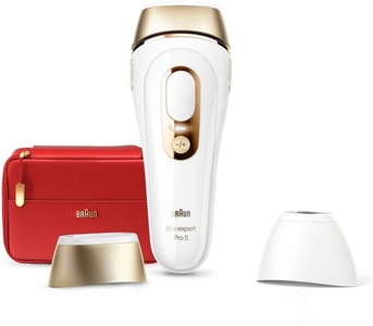 Braun, Braun IPL-Haarentferner »Silk-Expert«, Braun Silk-expert Pro  IPL PL5160 Haarentfernungsgerät ? IPL Gerät/IPL Haarentfernung ? White / Gold
