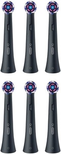 Oral-B, Oral-B iO Radiant White 6er Bürstenkopf Schwarz, Oral-B Zahnbürstenkopf iO Radiant White 6 Stück
