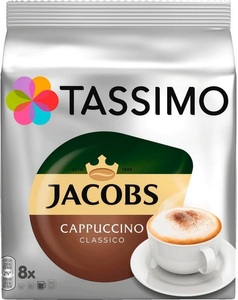 Tassimo, TASSIMO Kaffeekapseln T DISC Jacobs, TASSIMO Kaffeekapseln T DISC Jacobs Cappuccino 16 Stück