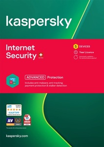 Kaspersky, Kaspersky PC/Mac - Kaspersky Internet Security (5 Geräte): Swiss Edition /D -, 