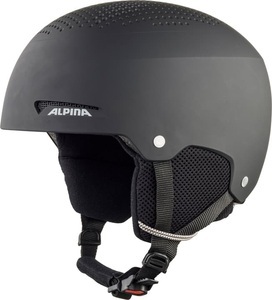 Alpina, Alpina Kinder Zupo Skihelm (Schwarz), Alpina Zupo Skihelm - Black Matt (Grösse: 51-55)