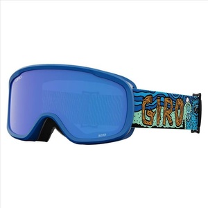 Giro, Giro Buster Flash Goggle Skibrille / Snowboardbrille mint, Giro Buster Flash Skibrille, Farbe: blue shreddy yeti grey cobalt S3, Grösse: one size, Für Brillenträger OTG
