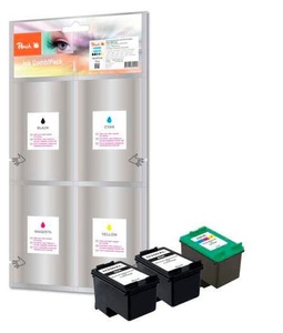 Peach, Peach Combi PackPLUS n zu 350Xl/351Xl Tintenpatrone, Peach HP 350 XL 3 Druckköpfe XL (2*bk, col) ersetzt HP No. 350XL*2, No. 351XL, CB336EE*2, CB338EE für z.B. HP DeskJet D 4200, HP DeskJet D 4260
