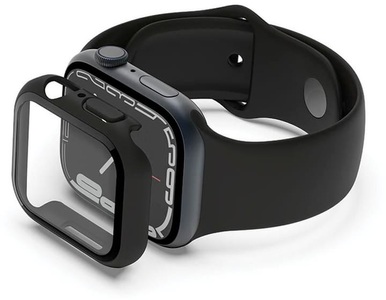 undefined, BELKIN TemperedCurve 2-in1 Displayschutz - Black, Apple Watch 7/SE/6/5/4, 40/41mm, Belkin Smartwatch-Hülle »TemperedCurve«