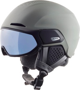 Alpina, Alpina Alto Q-Lite Visierhelm (Grau), 