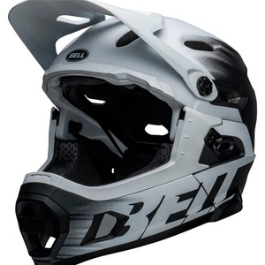 Bell, Bell Super DH Spherical MIPS Helm matte black/white, Bell Super DH Velohelm anthrazit