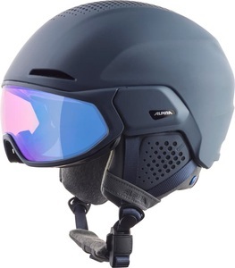 Alpina, Alpina Alto QV Visierhelm (Blau), 