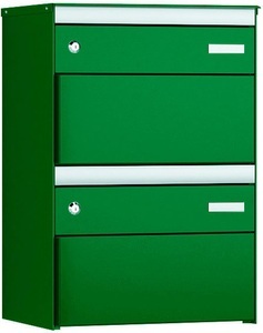 Stebler, Stebler 2er Gruppe s:box 13 Moosgrün/Moosgrün Briefkasten, 