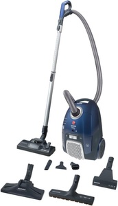 Hoover, Hoover Telios TX50pet Schlittenstaubsauger, Hoover Staubsauger, ultra leise, blau/marineblau