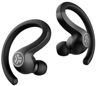 JLab, JLab JBuds Air Sport Bluetooth® Sport Kopfhörer In Ear Klang-Personalisierung, Ohrbügel, Schweißresistent,, JLAB JBuds Air Sport Black In Ear Bluetooth Kopfhörer