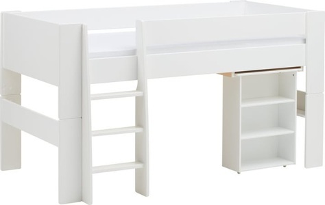 Micasa, Halbhochbett inkl. Schreibtisch MICK, 