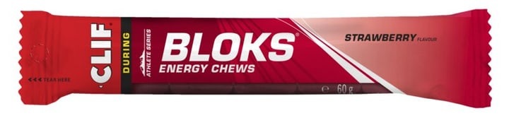 CLIF Bar, Strawberry 18 x 60 g Shot Bloks, Shot Bloks - 18x60g - Strawberry