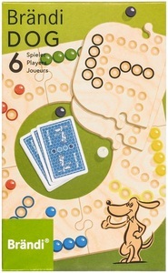 STIFTUNG BRÄNDI, Stiftung Brändi Dog 6-er Set - Brettspiel (Mehrfarbig), Brändi Dog 6er Set