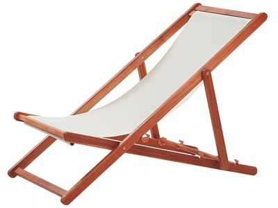 Beliani, Liege aus Polyester Modern ANZIO Liege aus Polyester Modern ANZIO, Beliani - Liege aus Polyester Skandinavisch ANZIO, One Size, Schneeweiss