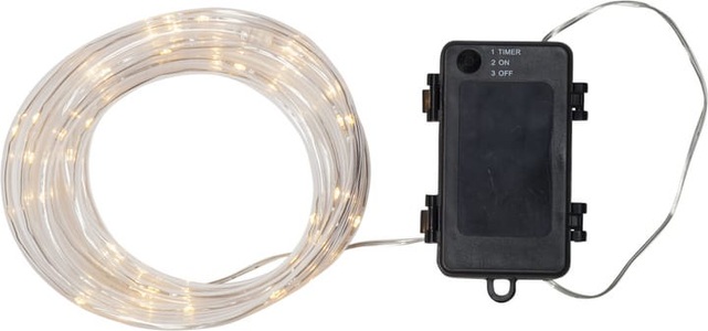 Best Season, LED-Lichtschlauch Tuby, batteriebetrieben, klar, 