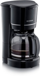 Severin, Severin 4320 Kaffeemaschine Schwarz Fassungsvermögen Tassen=10 Glaskanne, Warmhaltefunktion, SEVERIN, Filterkaffeemaschine, Severin KA4320 Filterkaffeemaschine, Produkte & Wohnen