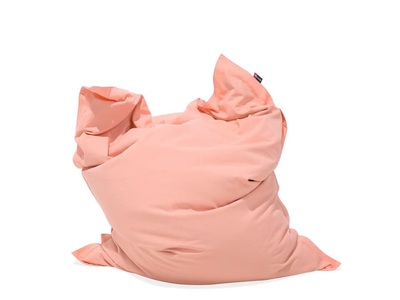 Beliani, Beliani Sitzsack mit Innensack für In- und Outdoor 140 x 180 cm rosa, Beliani - Sitzsack aus Polyester Modern FUZZY, One Size, Dusty Rose