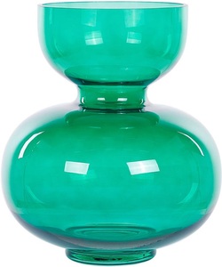 Beliani, Beliani Blumenvase Glas grün 27 cm PALAIA Vase, 