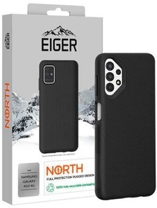 EIGER, Eiger - Samsung Galaxy A13 North Case Premium Hybrid Schutzhülle (EGCA00366) - Schwarz, Eiger Samsung Galaxy A13 4G North Cover Schwarz