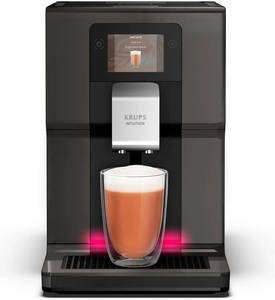 Krups, KRUPS EA872BCH Intuition Preference - Kaffeevollautomat (Grau/Schwarz), Krups EA872BCH Intuition Preference Kaffeemaschine Vollautomat grau
