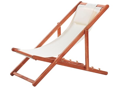 Beliani, Liege aus Polyester Modern AVELLINO Liege aus Polyester Modern AVELLINO, Beliani - Liege aus Polyester Skandinavisch AVELLINO, One Size, Schneeweiss