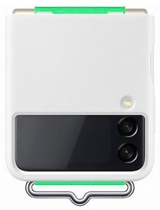 Samsung, SAMSUNG Silicone Cover - Schutzhülle mit Riemen (Passend für Modell: Samsung Galaxy Z Flip3 5G), 