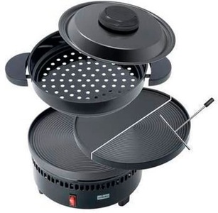 STOECKLI, Stoeckli Marroni-Ofen mit Grillplatte - Marroniofen (Schwarz), Stöckli Marroni-Ofen mit Grillplatte