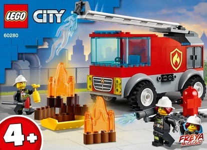 LEGO, LEGO 60280 Feuerwehrauto Multicolor, LEGO® City 60280 - Feuerwehrauto