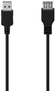 HAMA, Hama USB-Verlängerungskabel; USB 2.0; 480 Mbit/s; 1;5 m USB-Verlängerungskabel, 