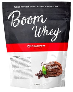 PowerFood One, PowerFood One Boom Whey Proteinpulver, PowerFood One Boom Whey Chocolate Mousse (1000g)