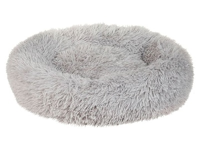 Beliani, Beliani KULU, ø 60 cm Tierbett, Beliani - Tierbett aus Webpelz Klassisch KULU, 60 cm, Taubengrau