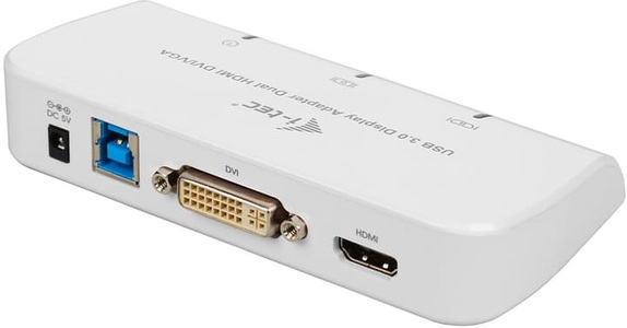 i-tec, Dual Display Adapter Advance USB 3.0 > HDMI + DVI + VGA, 