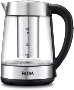 Tefal, Tefal - 2-in-1-Wasserkocher und Teezubereiter BJ750DCH - Tefal 2-in-1-Wasserkocher und Teezubereiter BJ750DCH, Tefal Kettle BJ750D Teekocher