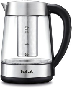 Tefal, Tefal - 2-in-1-Wasserkocher und Teezubereiter BJ750DCH - Tefal 2-in-1-Wasserkocher und Teezubereiter BJ750DCH, Tefal Kettle BJ750D Teekocher