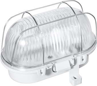 Weitere, Ovalleuchte E27 grau, Steffen Iso Leuchte oval Arbeitslampe