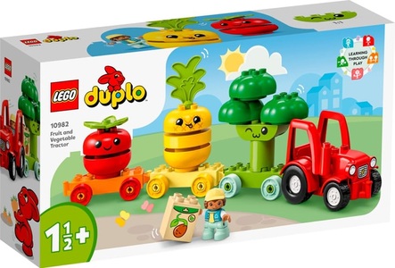 LEGO, 10982 DUPLO Obst- und Gemüse-Traktor, Konstruktionsspielzeug, LEGO® Konstruktionsspielsteine »und Gemüse-Traktor«