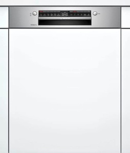 Bosch, Bosch SMI6TCS00E Geschirrspüler, Bosch Serie 6, Teilintegrierter Geschirrspüler, 60 cm, Edelstahl, SMI6TCS00E