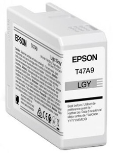 Epson, Epson Tintenpatrone T47A900 light gray, Epson Tintenpatrone, hell-grau, SureColor SC-P900, T47A900, (50ml)