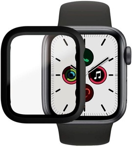 Apple, Panzerglass - Apple Watch (40 mm) Antibakterieller Hardcase Bumper + Display Schutzfolie (3640) - Schwarz / Transparent, Panzerglass Displayschutz Full Body Apple Watch 4/5/6/SE (40 mm) Schwarz