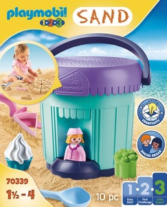 PLAYMOBIL, PLAYMOBIL 1-2-3 Sand Kreativset Sandbäckerei #70339, Playmobil - 70339 Kreativset Sandbäckerei, Multicolor