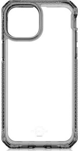 ITSKINS, ITSkins - iPhone 13 Pro Hybrid Clear Antimikrobielle Schutz Hardcase Hülle (Fallschutz 3 Meter) - Transparent / Schwarz, 
