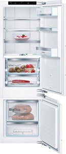 Bosch, Bosch KIF87PFE0 Kühl-Gefrierkombination rechts, Bosch Serie 8, Einbau-Kühl-Gefrier-Kombination mit Gefrierbereich unten, 177.2 x 55.8 cm, Flachscharnier, KIF87PFE0