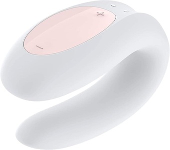 Satisfyer, SATISFYER Double Joy - Paarvibrator (Weiss), SATISFYER Double Joy - Paarvibrator (Weiss)