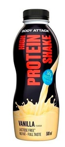 Body Attack, Body Attack High Protein Shake (500Ml) Proteinpulver